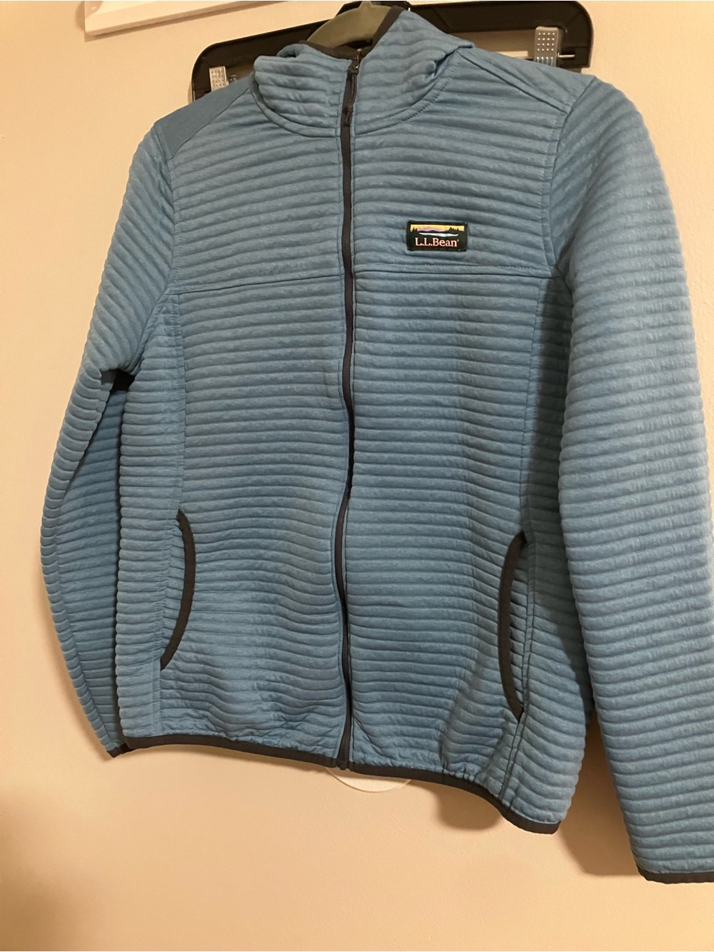 L.L. Bean quilted hooded jacket
